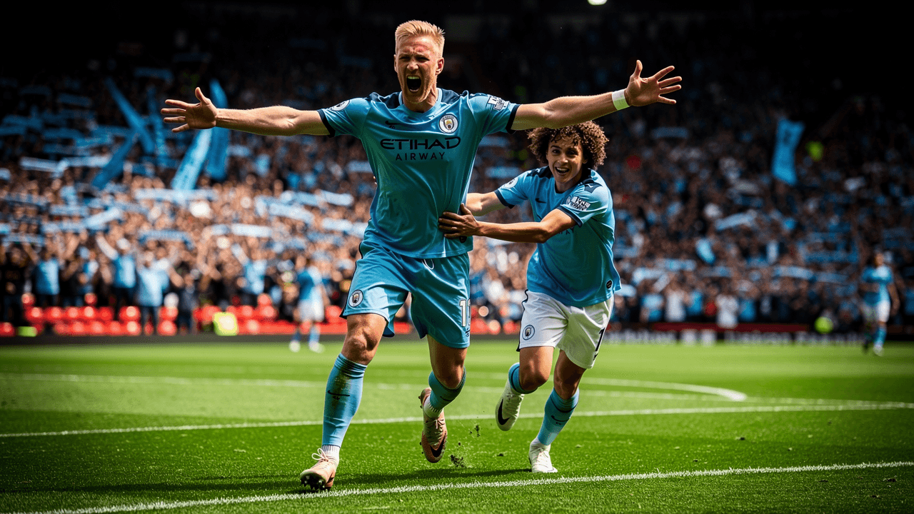 Manchester City Rally Late to Beat Manchester United 2-1 in Derby Thriller