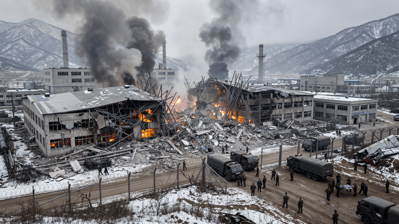 Explosion at North Korean Arms Factory Kills Dozens, Triggers Investigation