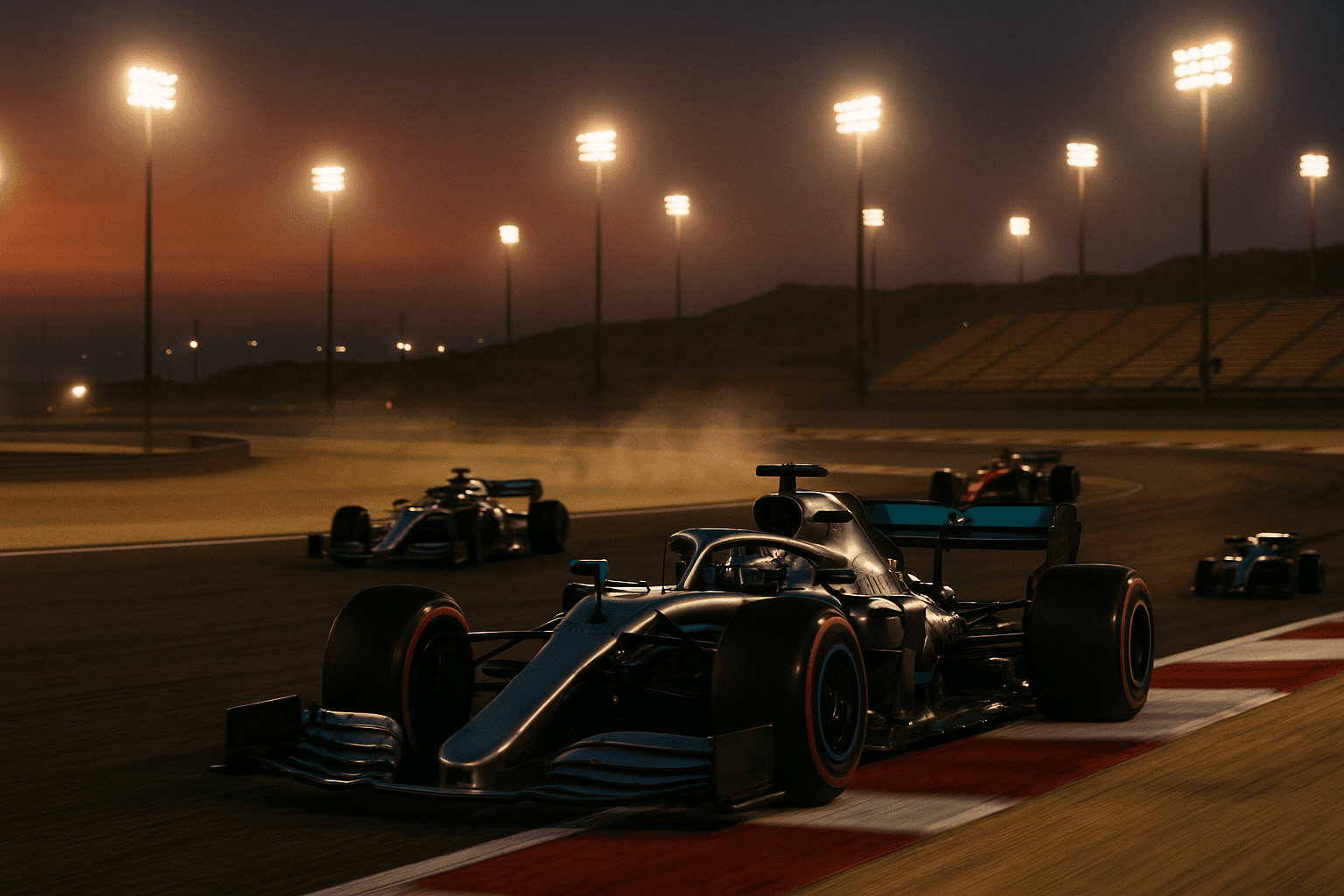 Russell Leads Mercedes 1-2 as Verstappen Suffers Early Bahrain Setback