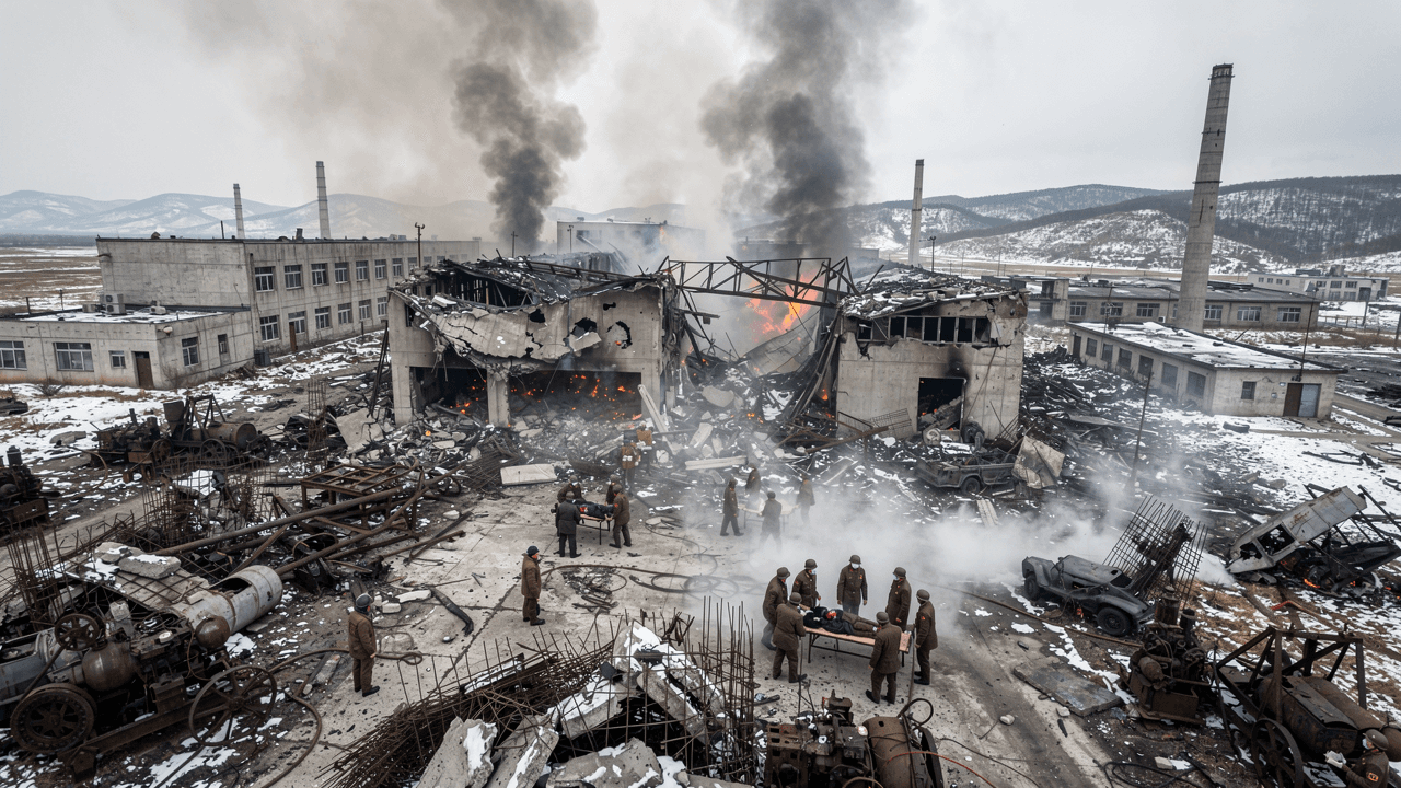 Explosion at North Korean Arms Factory Kills Dozens, South Korean Intelligence Says