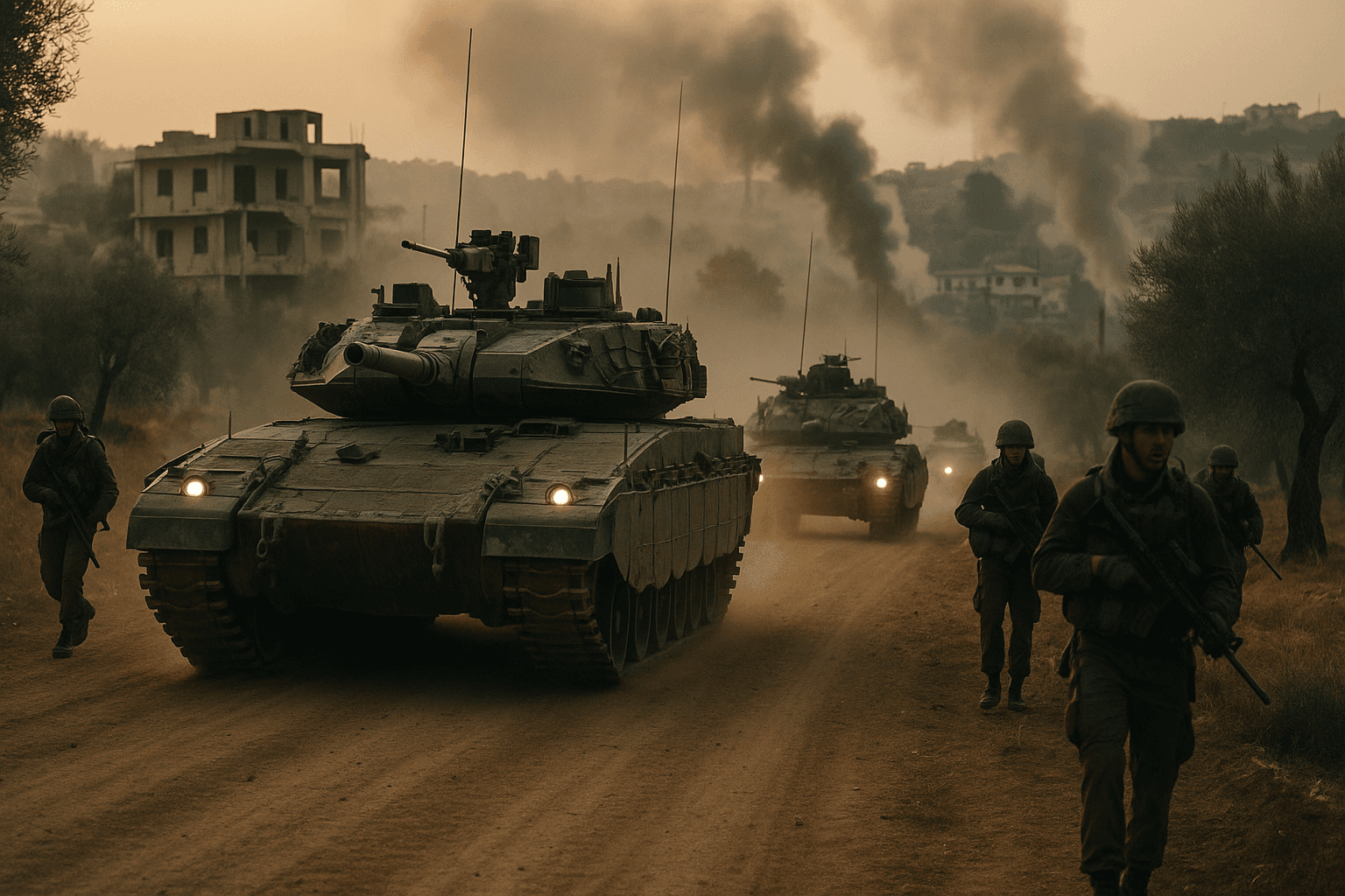 Israel Begins Ground Offensive in Southern Lebanon as Hezbollah Conflict Escalates