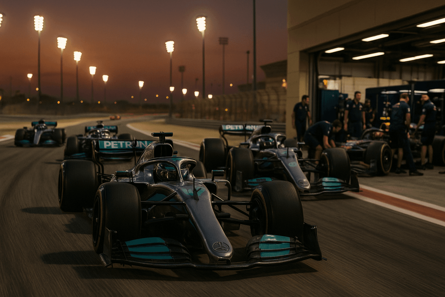 Russell Leads Mercedes 1-2 in Bahrain Practice as Red Bull Struggles