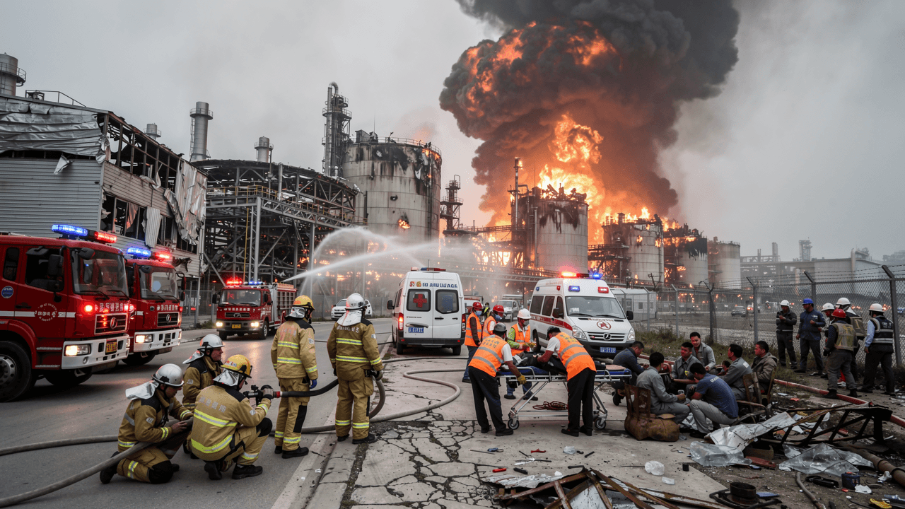Deadly Blast at Chemical Plant in China's Shandong Province Kills at Least 12