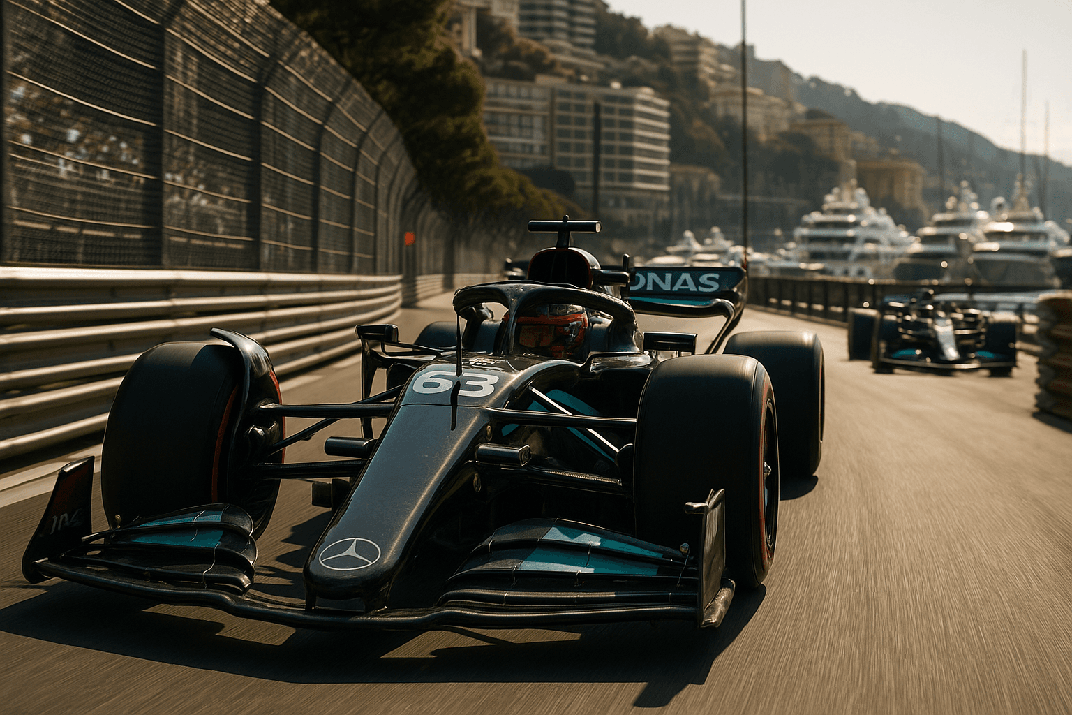 Russell Claims Monaco Pole as Mercedes Locks Out Front Row