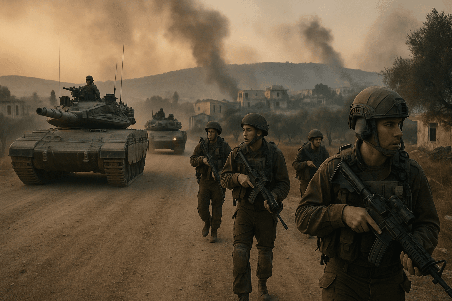 Israel Begins Ground Offensive in Southern Lebanon as Hezbollah Fighting Escalates
