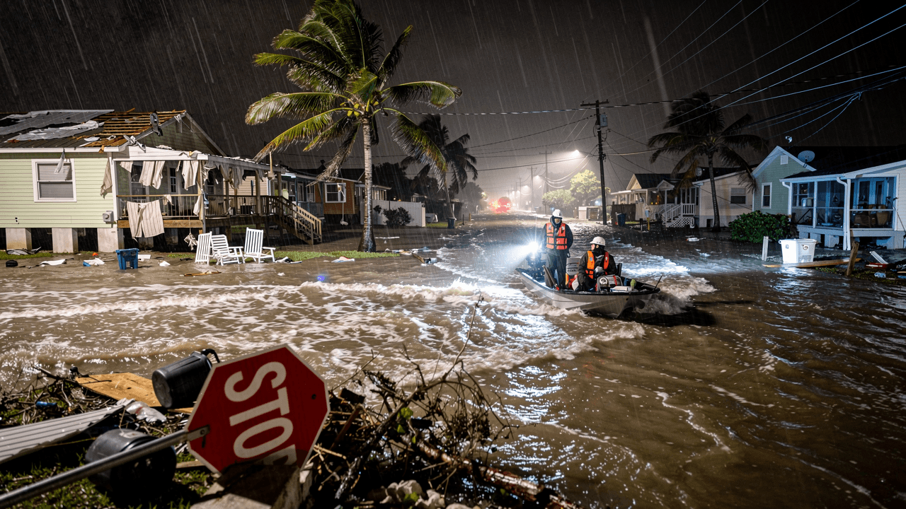Hurricane Milton Slams Florida Gulf Coast as Catastrophic Category 3 Storm