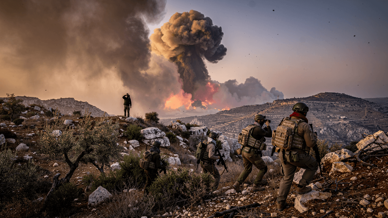 Israel Strikes Hezbollah Targets in Lebanon as Border Tensions Escalate