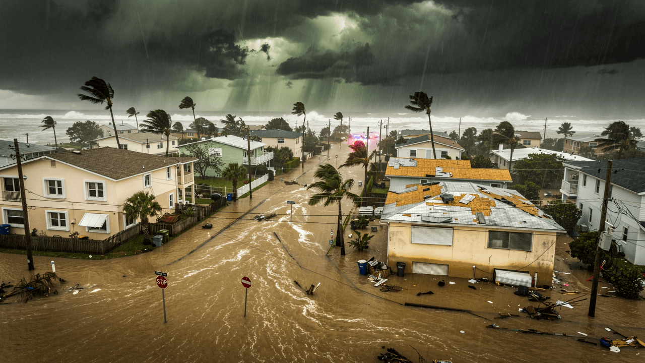 Hurricane Milton Slams Florida Near Siesta Key as Category 3 Storm