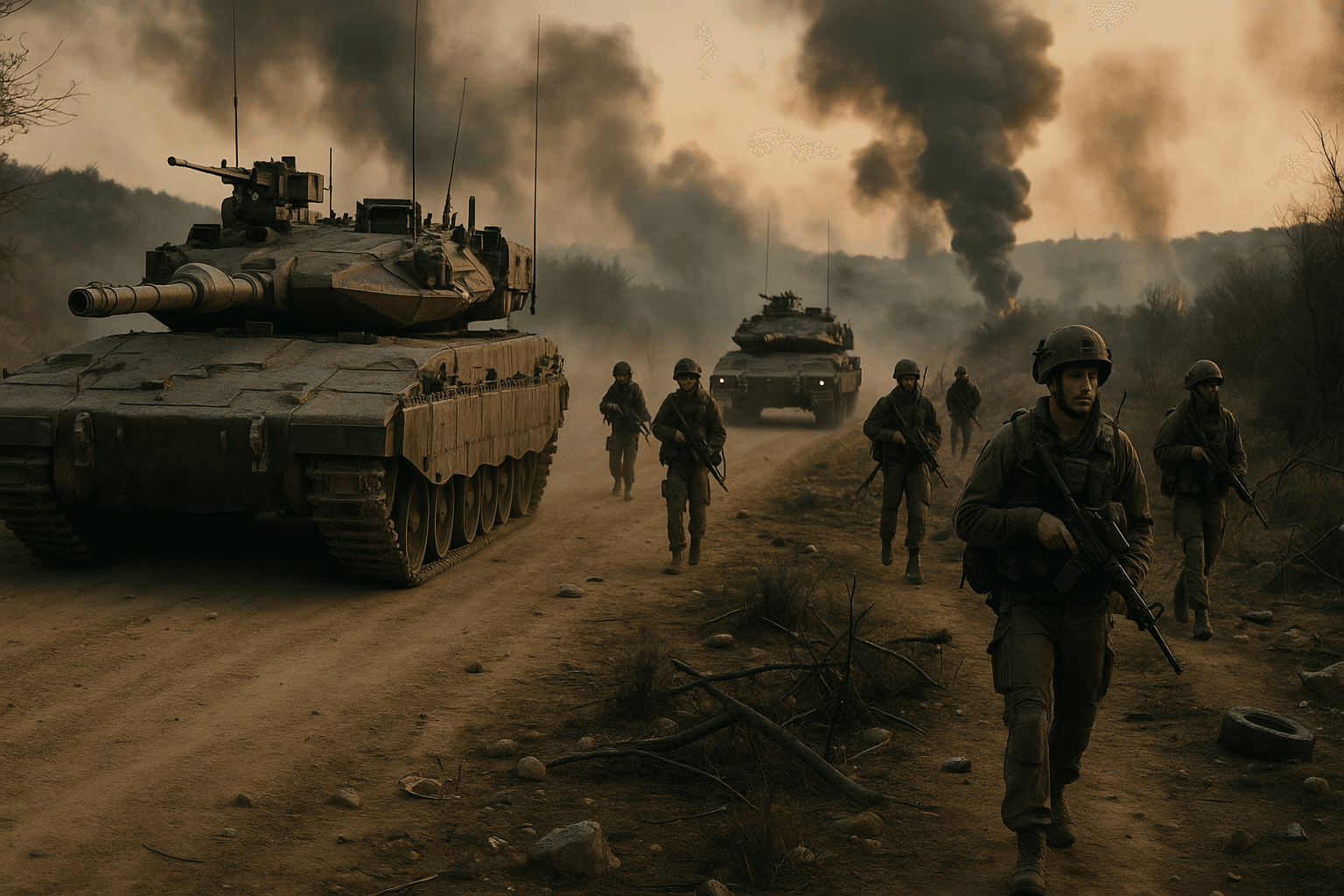 Israel Begins Ground Offensive in Southern Lebanon as Hezbollah Fighting Escalates