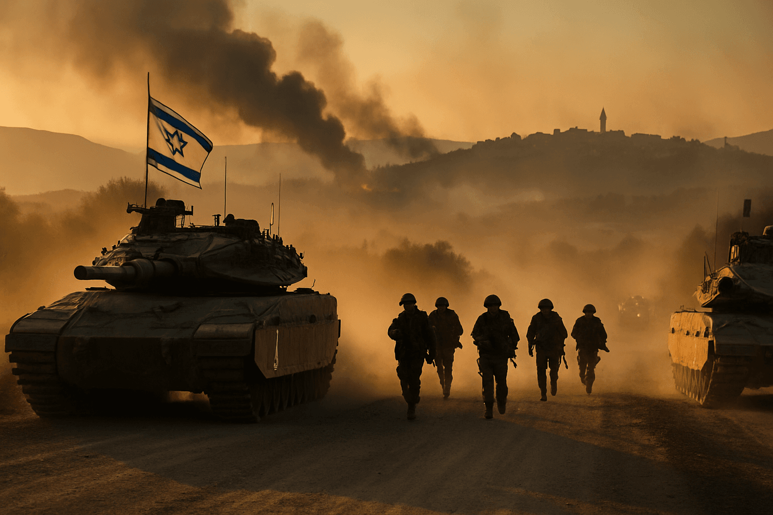 Israel Launches Ground Offensive into Southern Lebanon as Hezbollah Fighting Escalates