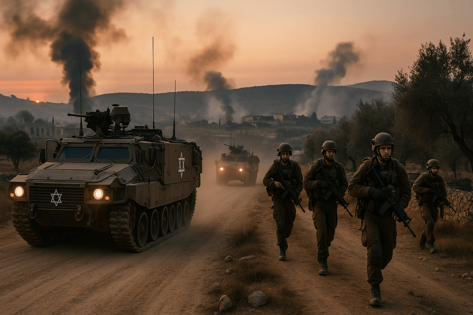 Israel Begins Ground Offensive in Southern Lebanon as Hezbollah Fighting Intensifies