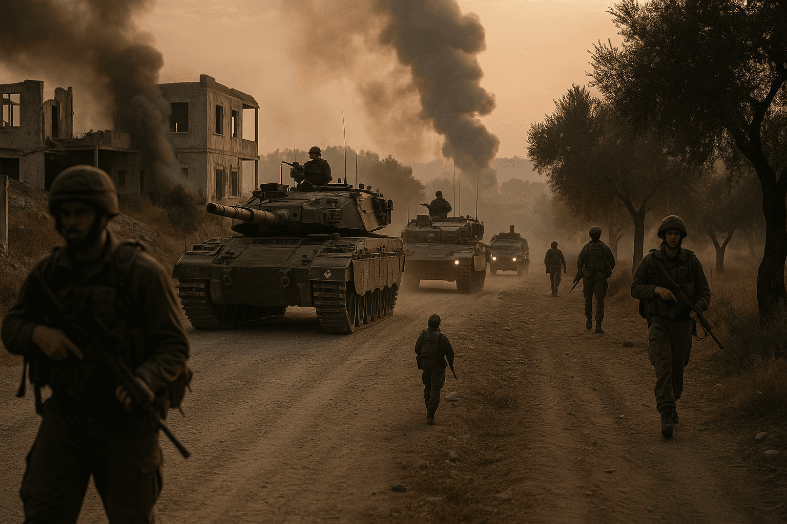 Israel Launches Ground Offensive in Southern Lebanon as Hezbollah Fighting Escalates